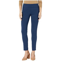 Elliott Lauren - Control Stretch Pull-on Ankle Pants With Back Slit Detail