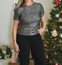 Sugarlips - Women's Willard Sequin Liny Top