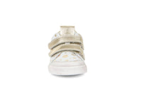Froddo Girls Rosario Velcro Shoes in gold - kids' sneaker - alternate view