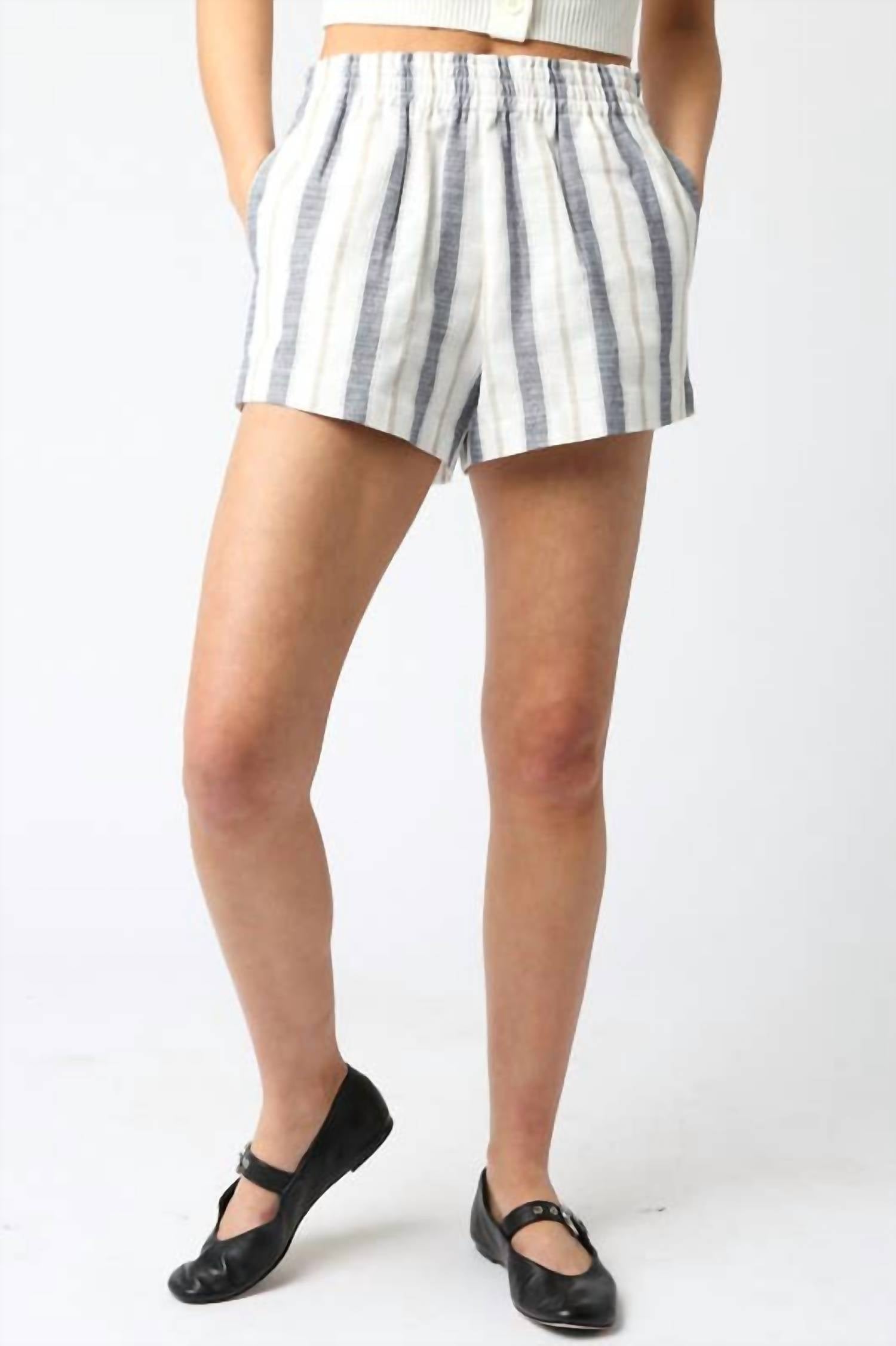 Olivaceous - Torrie Stripe Shorts