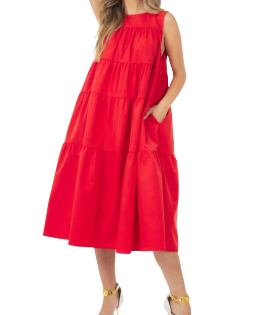 Cqbycq - Sleeveless Poplin Dress