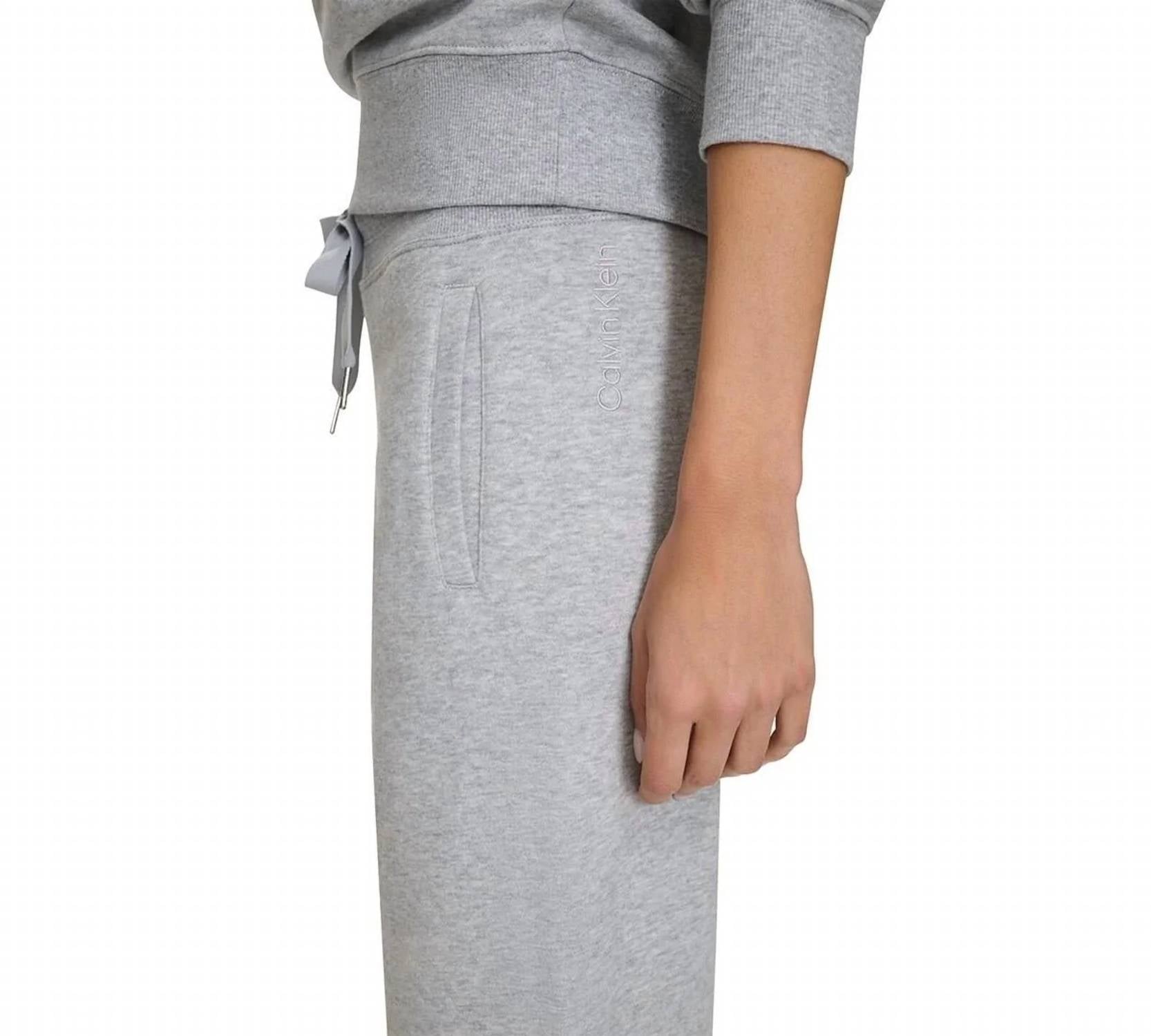 Calvin Klein - Cropped Drawstring-waist Pant