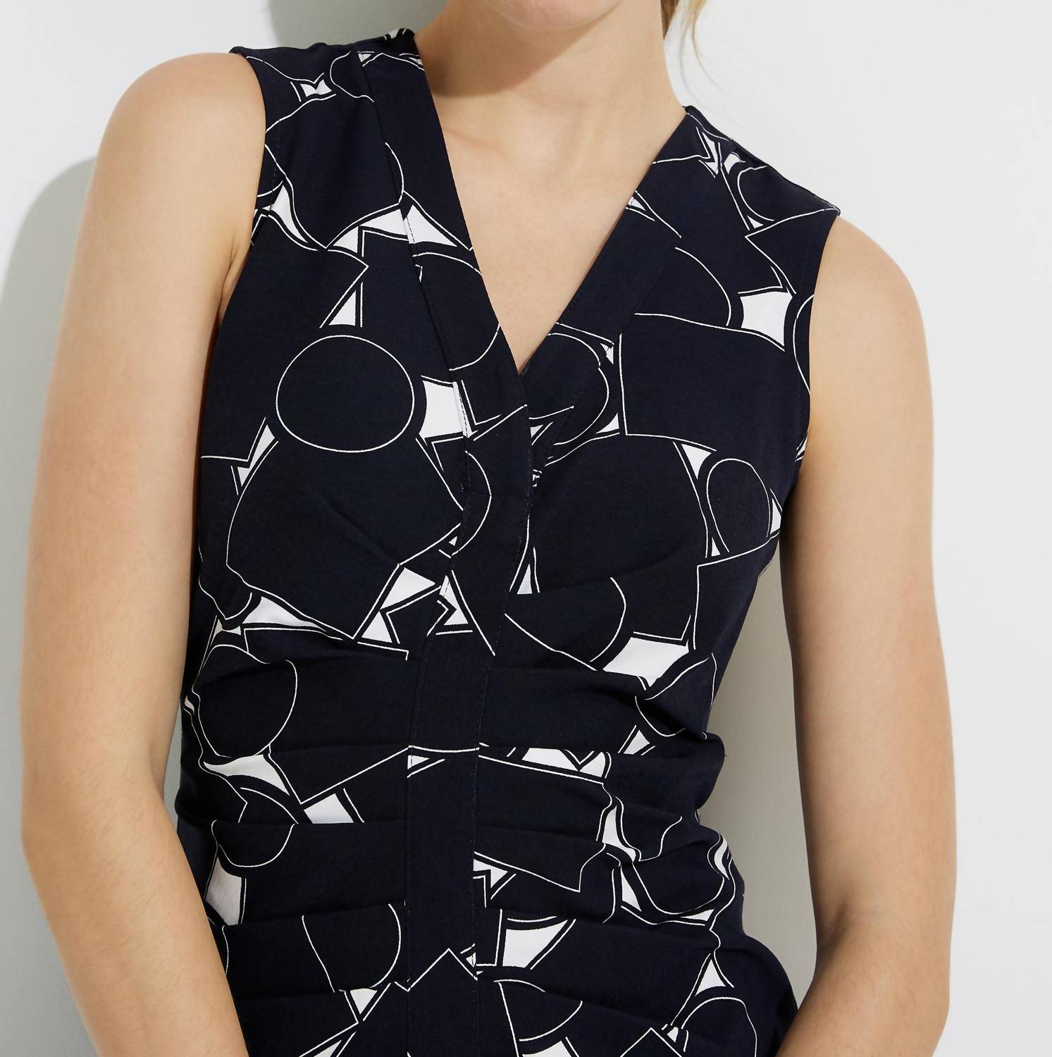 Joseph Ribkoff Sleeveless Dress in midnight blue - women's dress - view 4