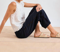 Hartford - Palma Woven Eyelet Pant