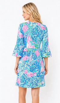 Lilly Pulitzer - Jannine V-neck 3/4 Sleeve Dress