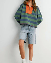 Buttermelon - Rugby Collar Sweatshirt