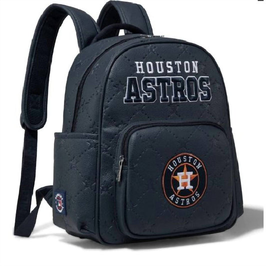 Montana West - Unisex Mlb Houston Astros Leather Backpack