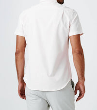 7Diamonds Grant Short Sleeve Shirt in dusty rose - men's t-shirt - detail view