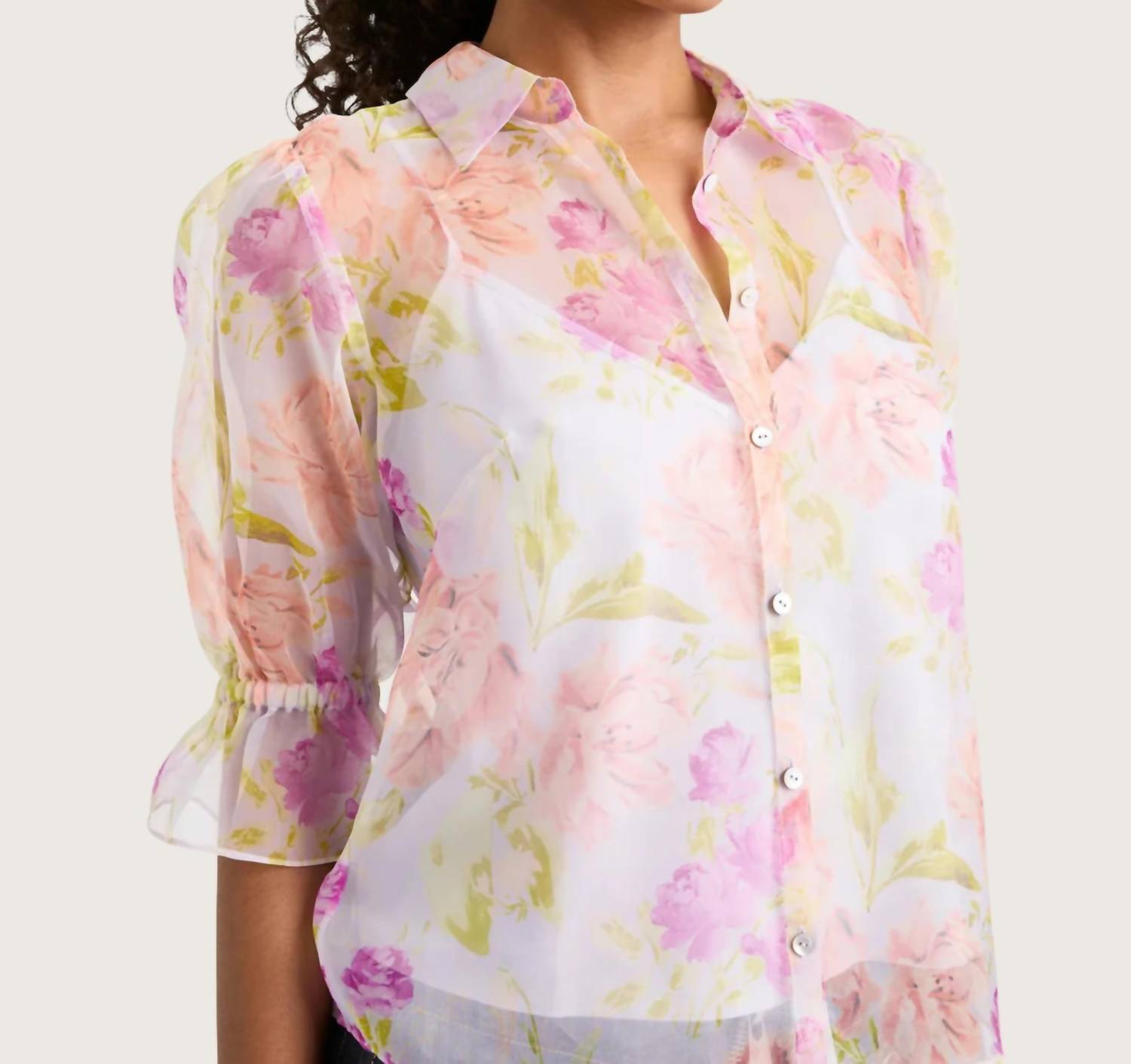 Cinq A Sept - Midnight Tulips Fiona Top