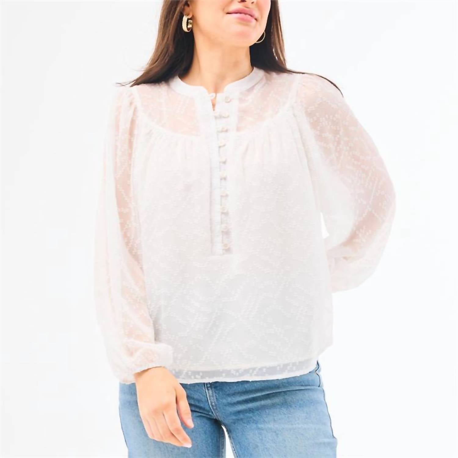 Mary Square - Brianna Button Down Top
