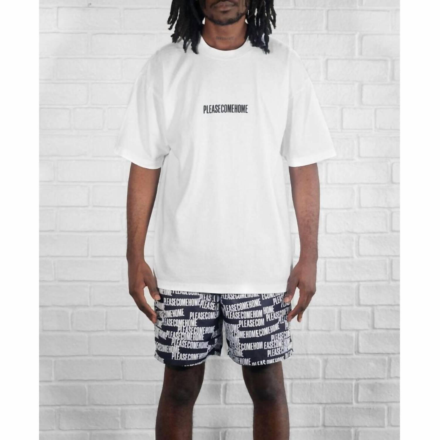 Please Come Home - Men's Please Come Home Scatter Logo Short