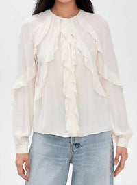Favorite Daughter The Because Of You Top in white - women's blouse - alternate view