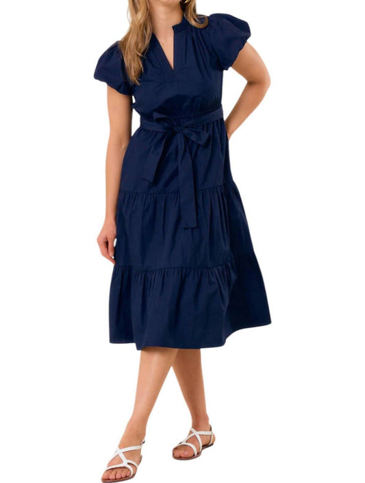 Doe And Rae - Cotton Poplin Ruffle Dress