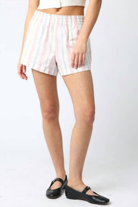 Olivaceous - Torrie Stripe Shorts