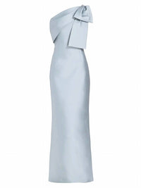 Sachin & Babi - Bonnie Satin One-shoulder Gown
