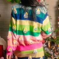 Queen Of Sparkles - Knit Christmas Tree Cardigan