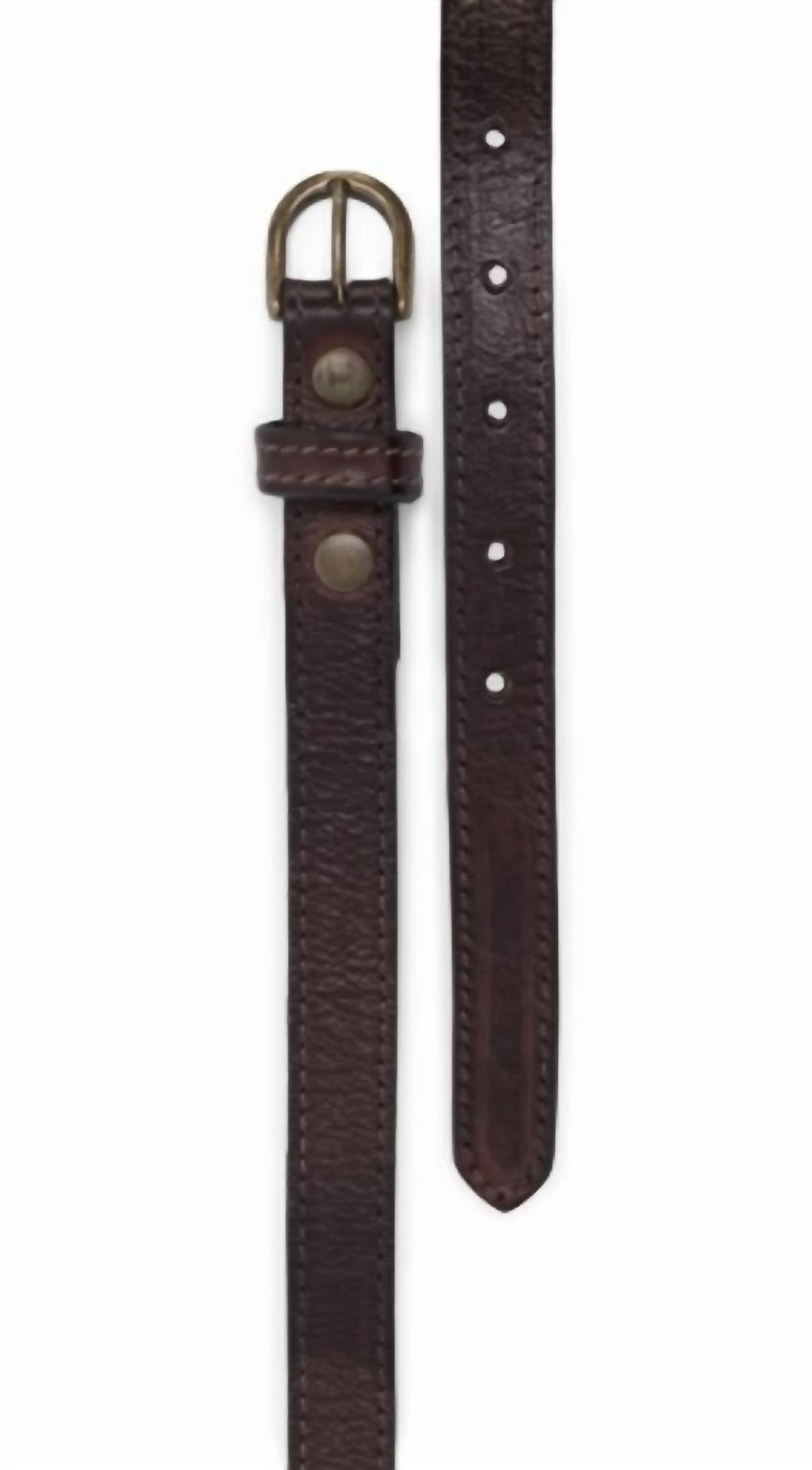 Bedstu - Women's Monae Leather Skinny Belt