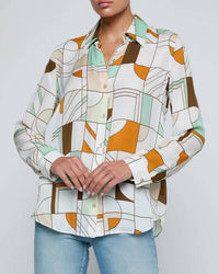 L'Agence - Nina Long Sleeve Blouse