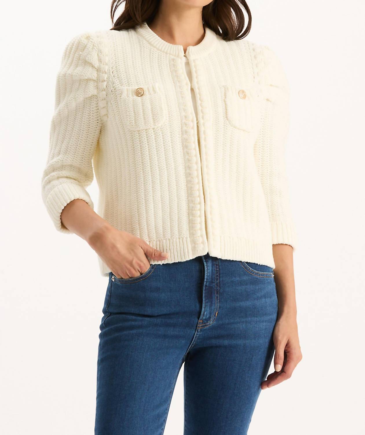 Tyler Boe - Liza Cotton Blend Knit Jacket
