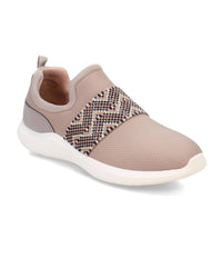 Clarks Women's Nova Way Sneaker in stone combi - women's sneaker