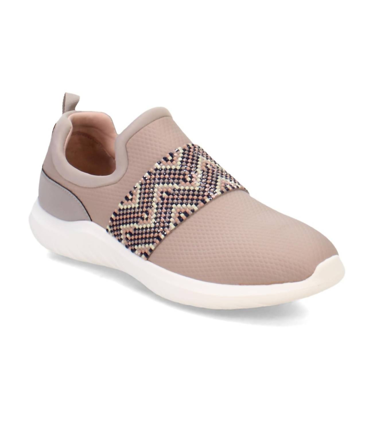 Clarks Women's Nova Way Sneaker in stone combi - women's sneaker