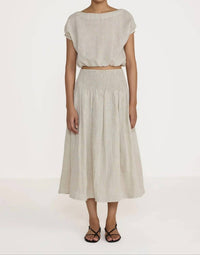 Laude The Label - Smocked Easy Skirt