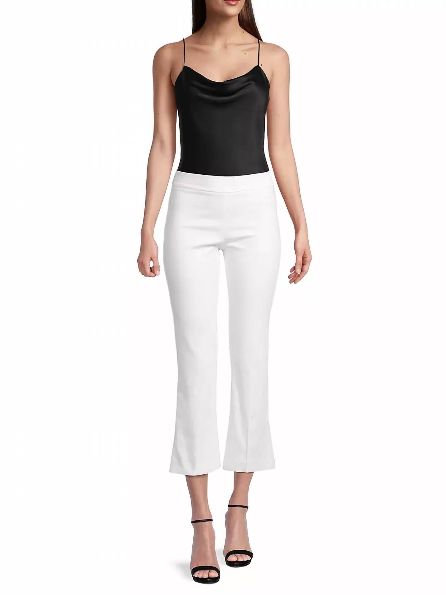 Avenue Montaigne - Leo Ponti Jersey Crop Flare Pants