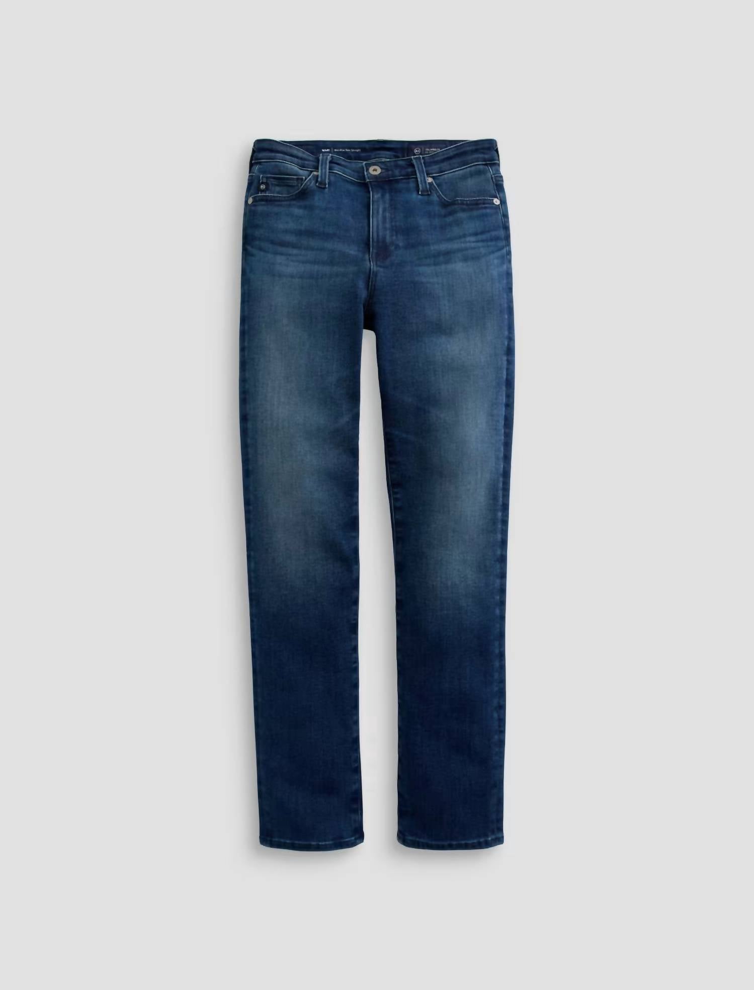 AG Jeans Mari Mid Rise Slim Straight Jeans in epilogue - women's jeans - view 7
