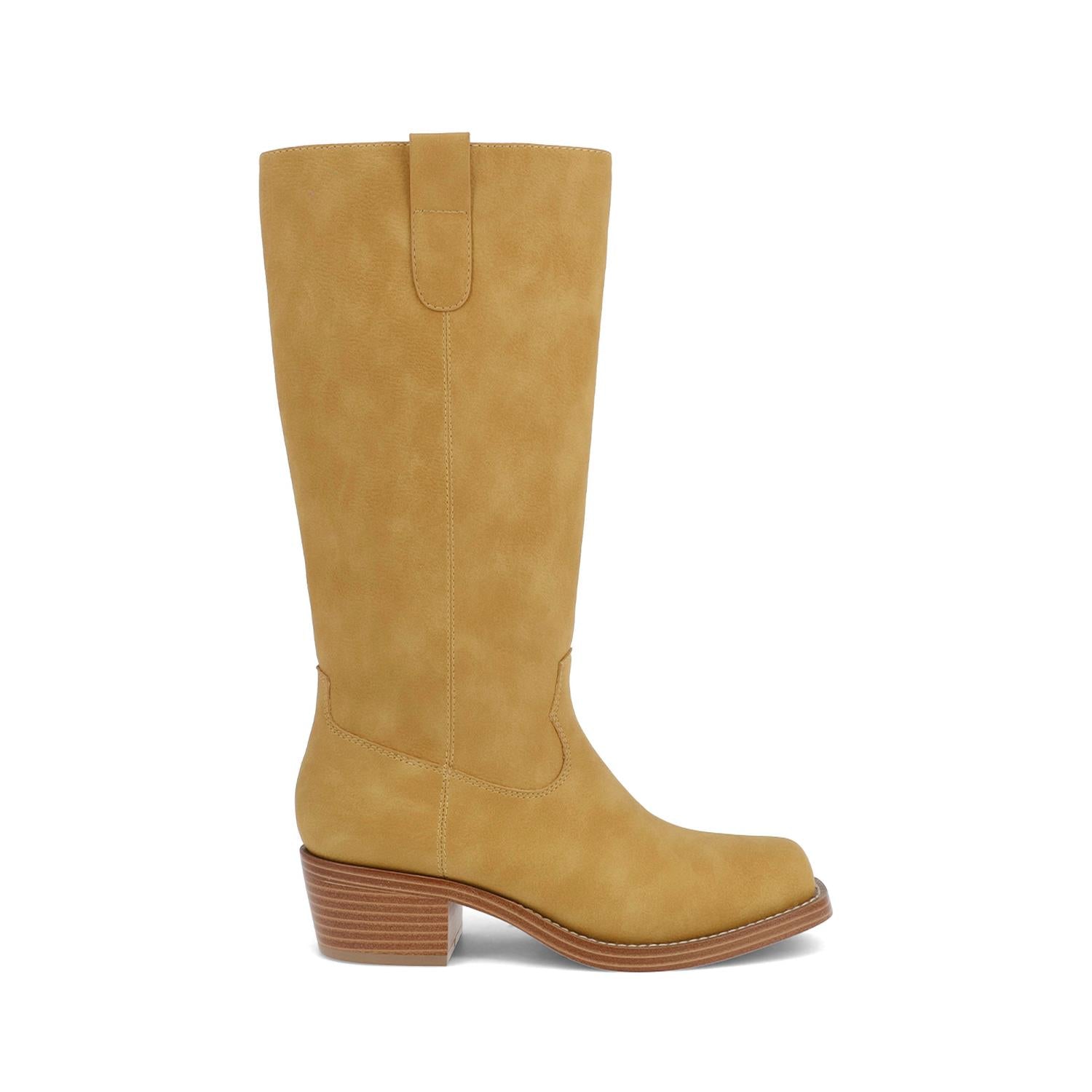 MIA Women's Duston Dusty Boot in banana - women's shoe - detail view