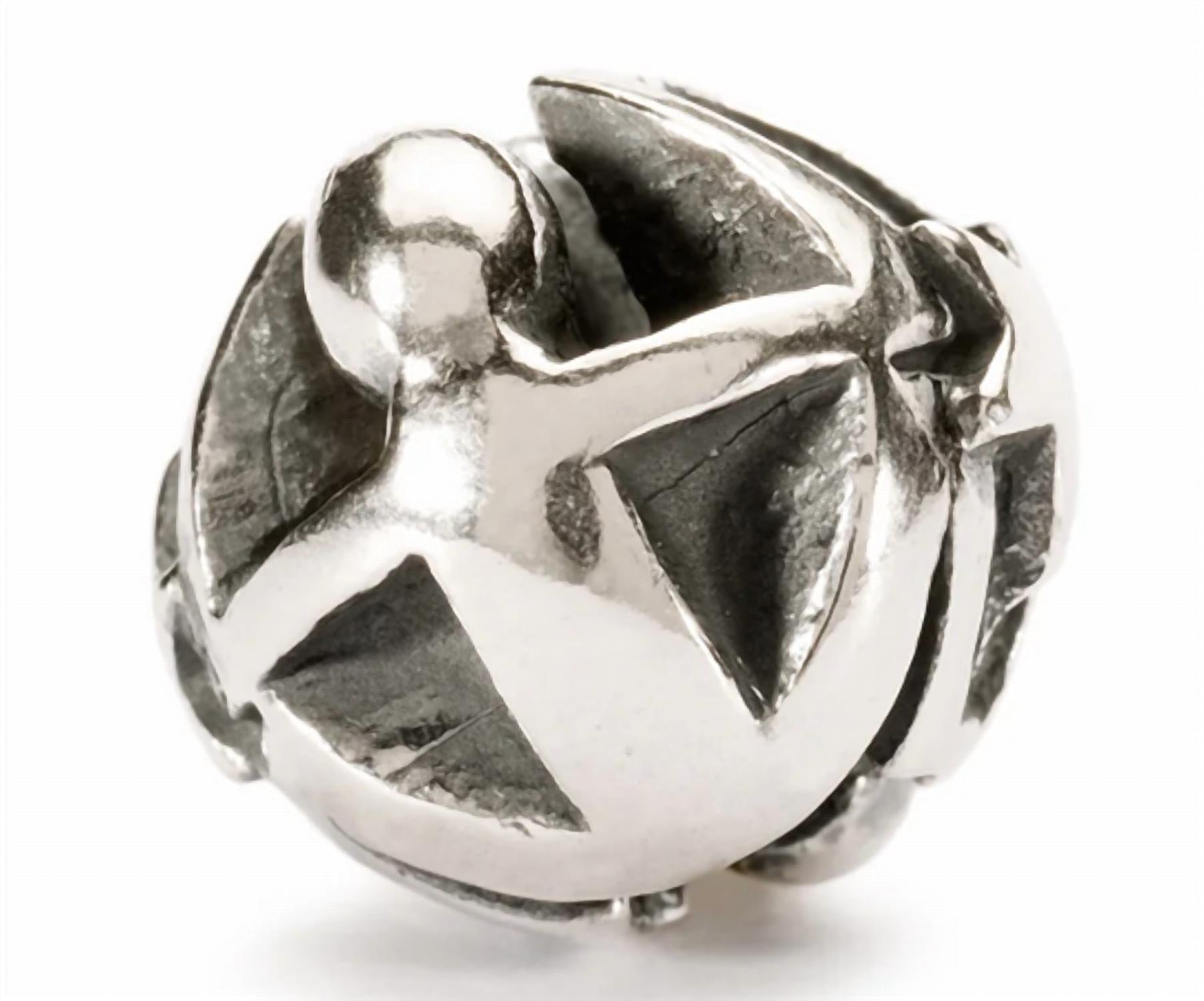 Trollbeads Gemini Sterling Bead in silver - women's jewelry