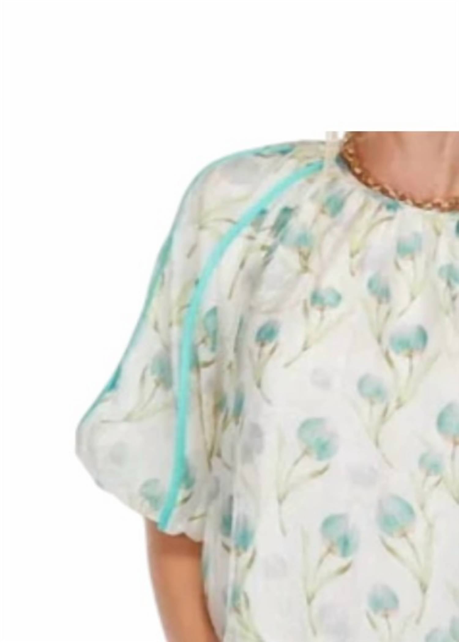 Joy Joy - Trim Sleeve Top