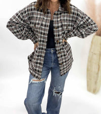 Mikarose - Autumn Maple Plaid Shacket