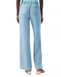 Nic + Zoe - Drapey Denim Wide Leg Jeans - 31"