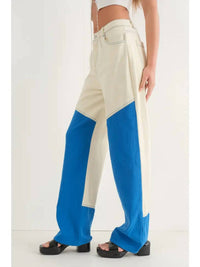 Pretty Garbage - Color Blocked Long Pants