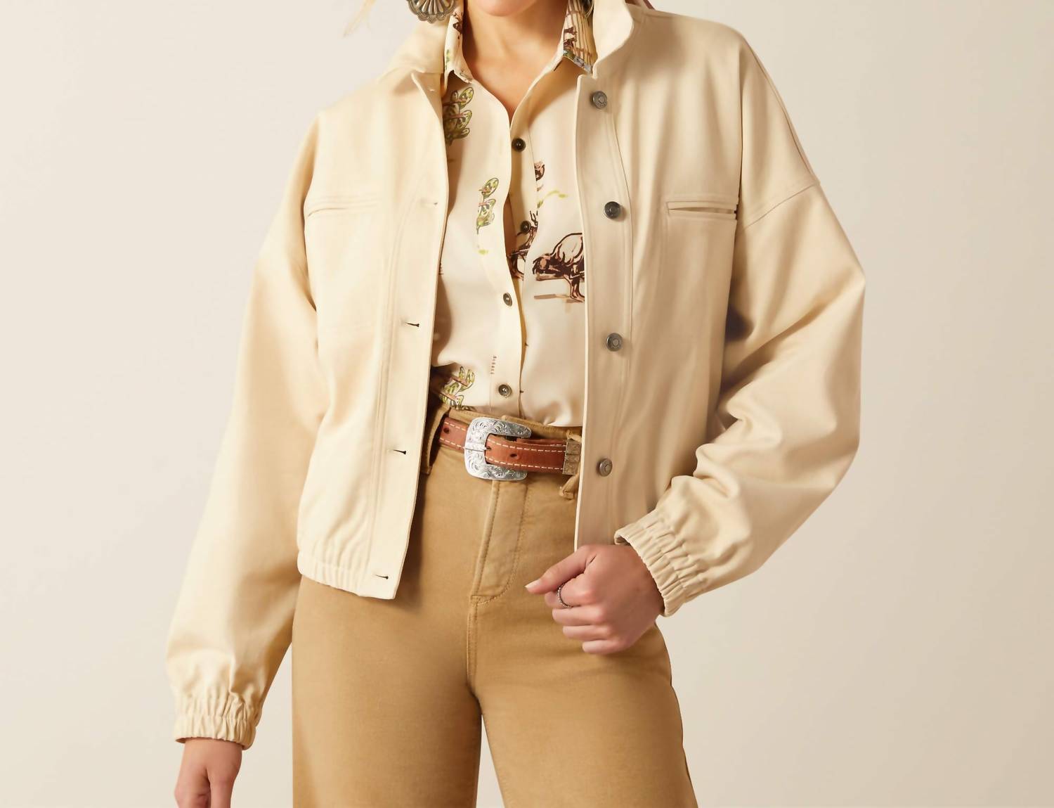 ARIAT Robyn Shacket in summer sand - women's jacket