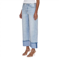 PISTOLA Ryder Cuffed Straight Jean in sunrise - women's jeans - view 6