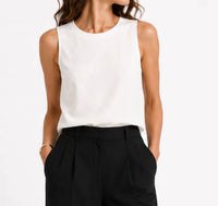 Lysse - Kavita Crewneck Sleeveless Top