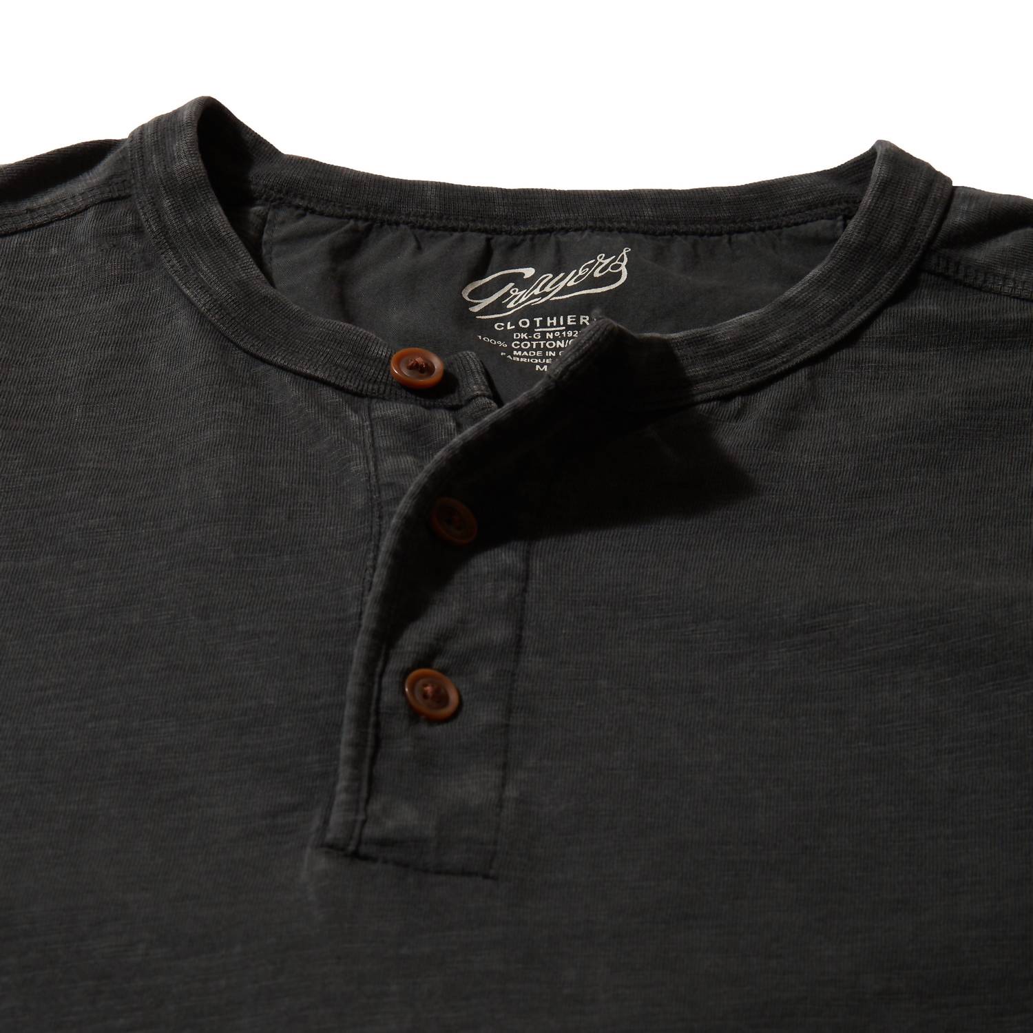 Grayers - Hewitt Garment Dyed Henley