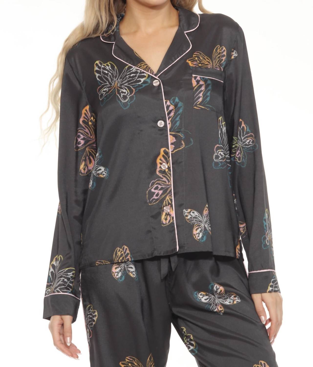 Pj Salvage - Women's All That Flutters Butterfly Pajama Set