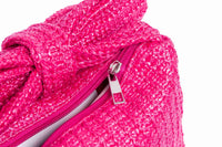 Little Trendy - Women's Bow Straw Handbag