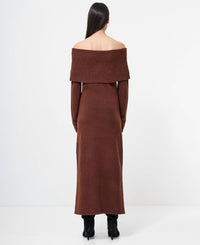 French Connection - emilia knit off shoulder dress