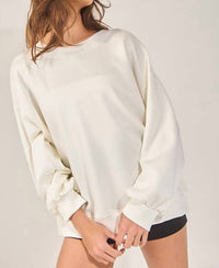 Bucketlist - Bow-back Oversized Sweatshirt