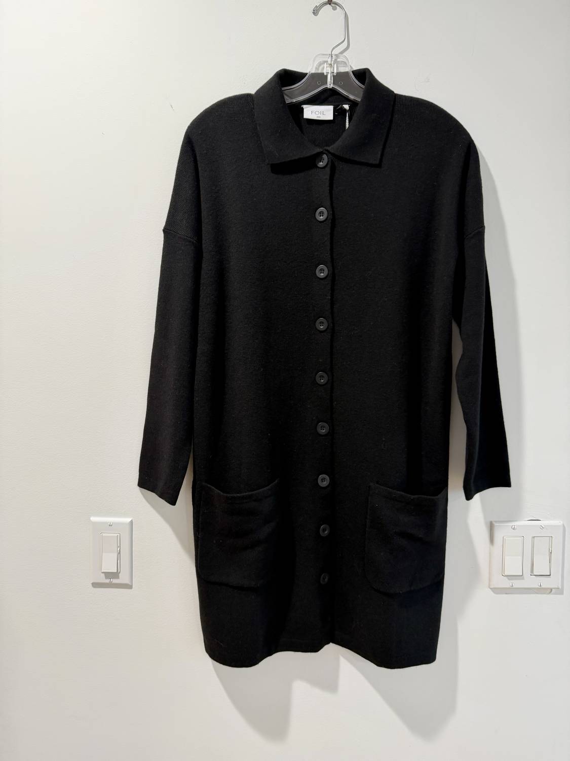 FOIL Women's Monaco Coat in black - women's jacket