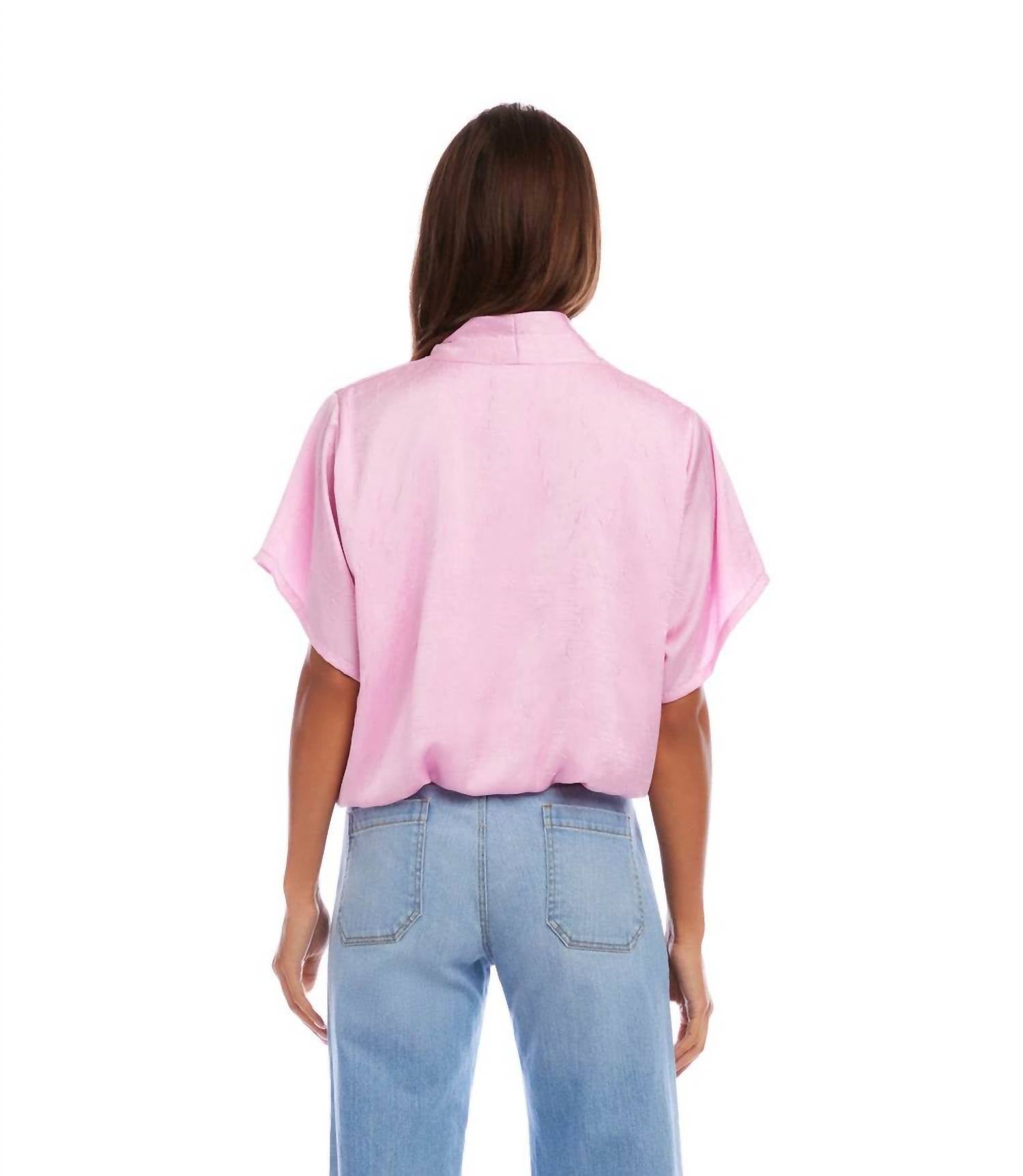 Karen Kane - Short Sleeve V-Neck Top