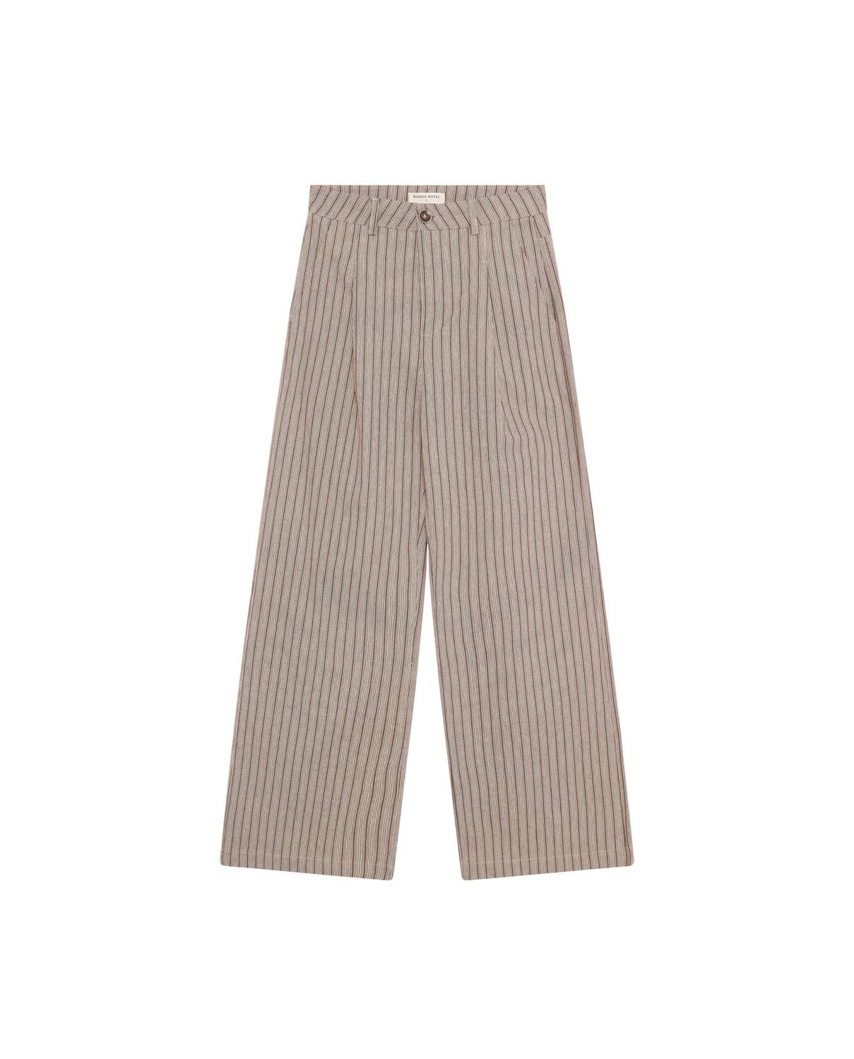 Maison Hotel - Women's Keaton Stripes Manolito Trousers