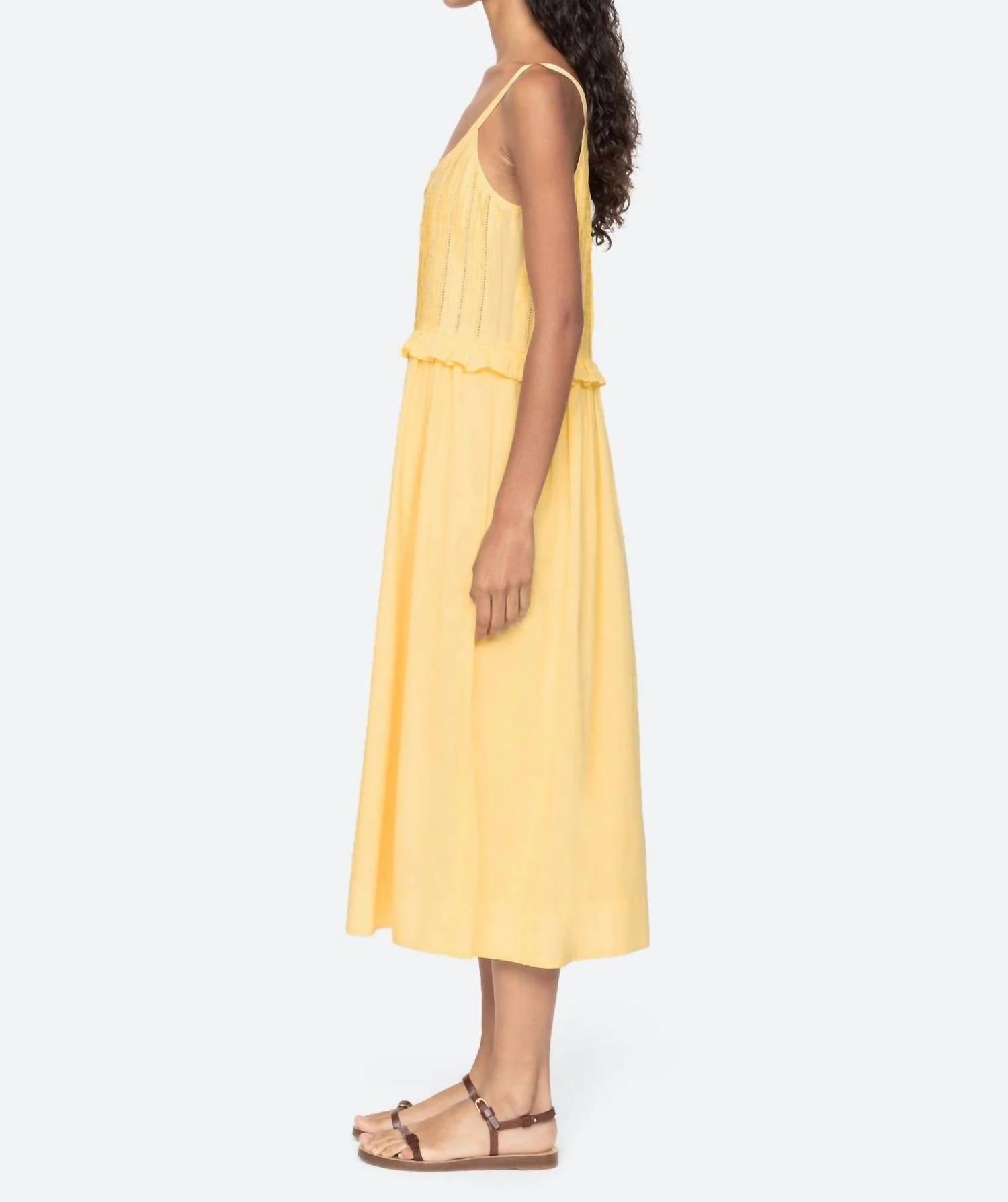 Sea - Alberte Solid Tank Dress