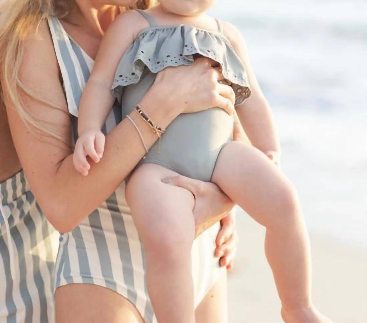 Rylee + Cru - Kids' Off-the-shoulder One-piece