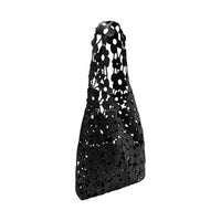 Melie Bianco Women's Aster Floral Shoulder Bag in black - women's bag - detail view