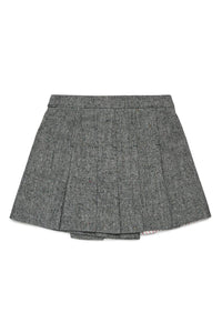 Max&Co. - Girl's Gonna Short Tweed Wrap Skirt