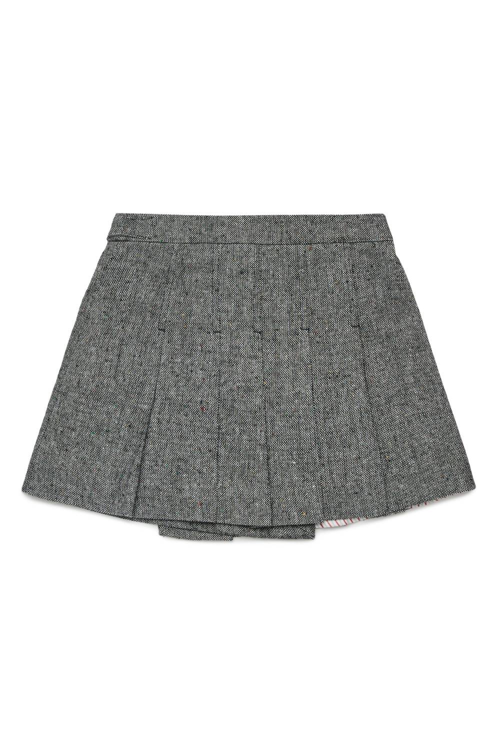 Max&Co. - Girl's Gonna Short Tweed Wrap Skirt